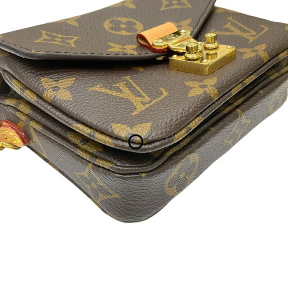 Louis Vuitton Micro Metis Shoulder Bag Monogram Leather Brown - Picture 5 of 16